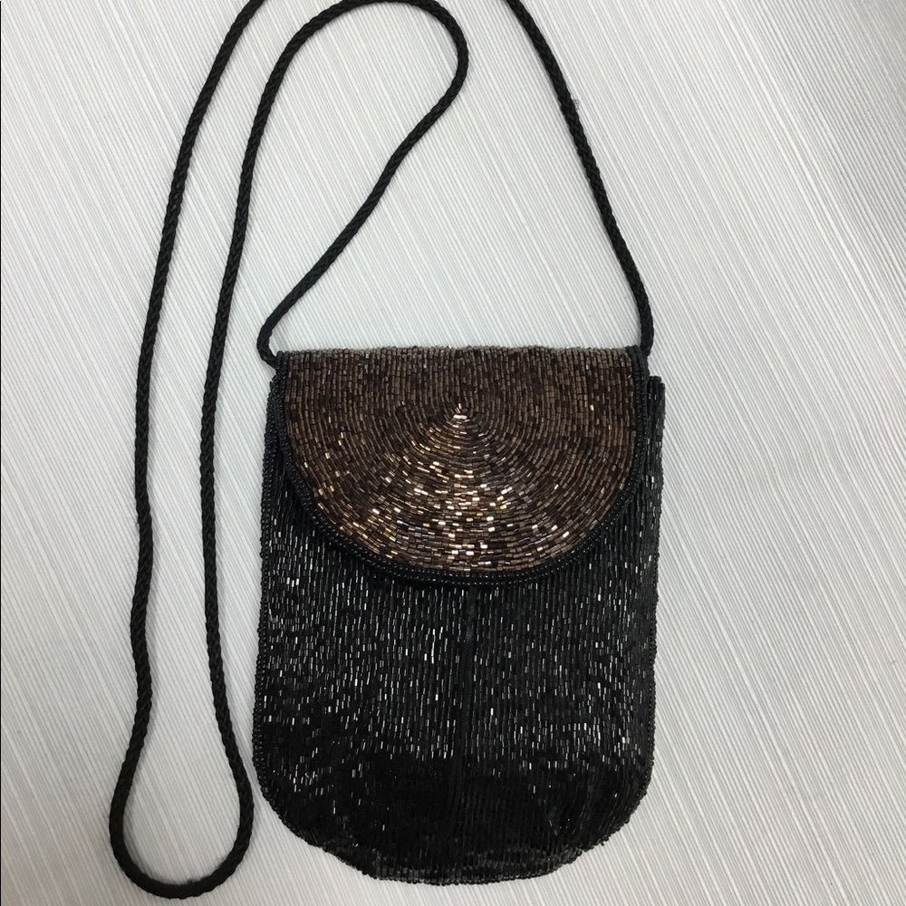 Statement Sequined Shoulder Bag by Rue de Calais - Picture 1 of 5
